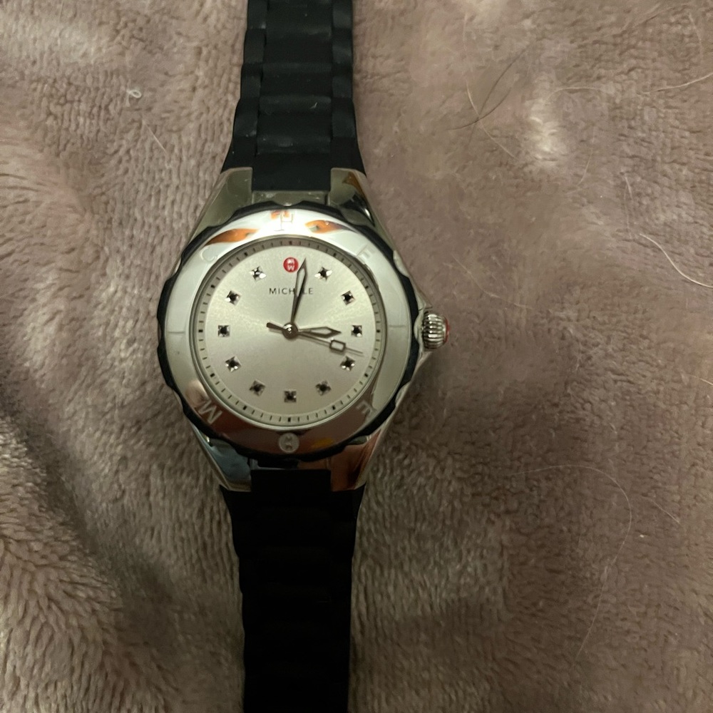 Black Michele Watch- reasonable offers accepted